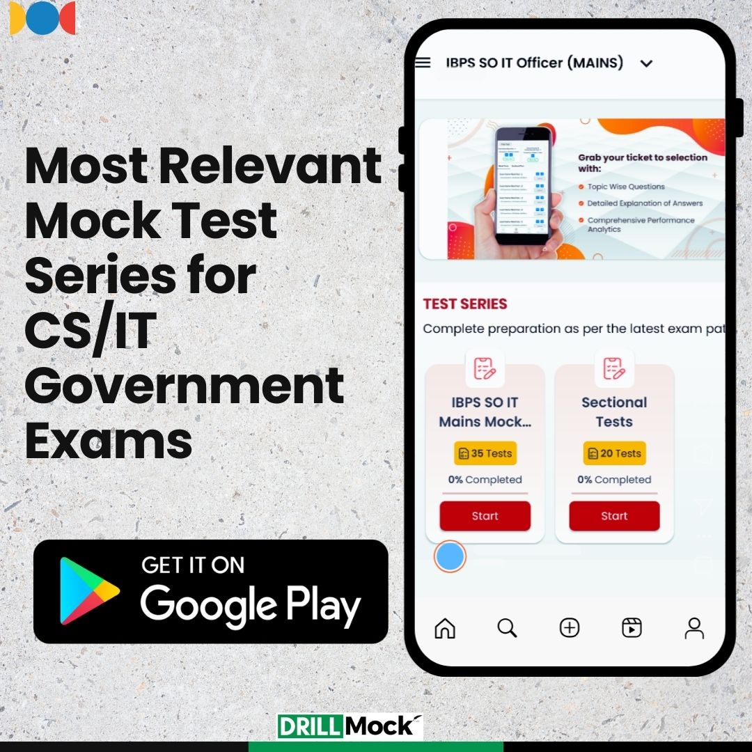 Drill Mock - Relevent Mock Test Series for CS/IT Exam single feature